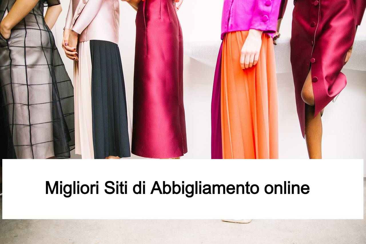 migliori siti di abbigliamento online