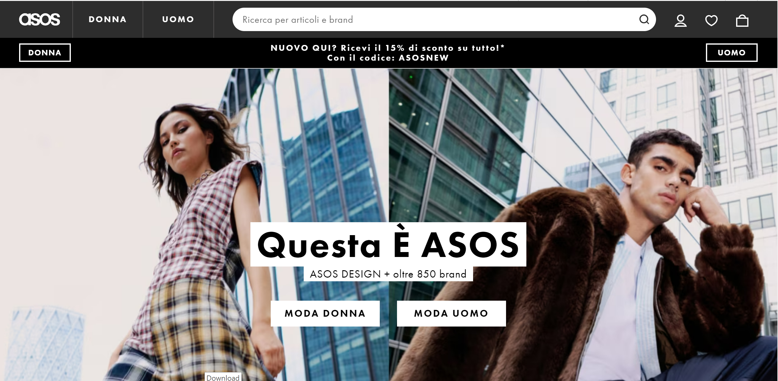 asos negozio online affidabile