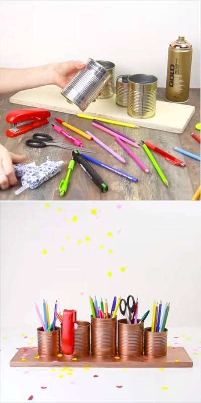 set portapenne scrivania