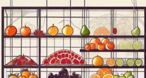 Various types of sliced fruits spread out on a wire rack