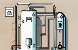 A water heater with various energy-saving features