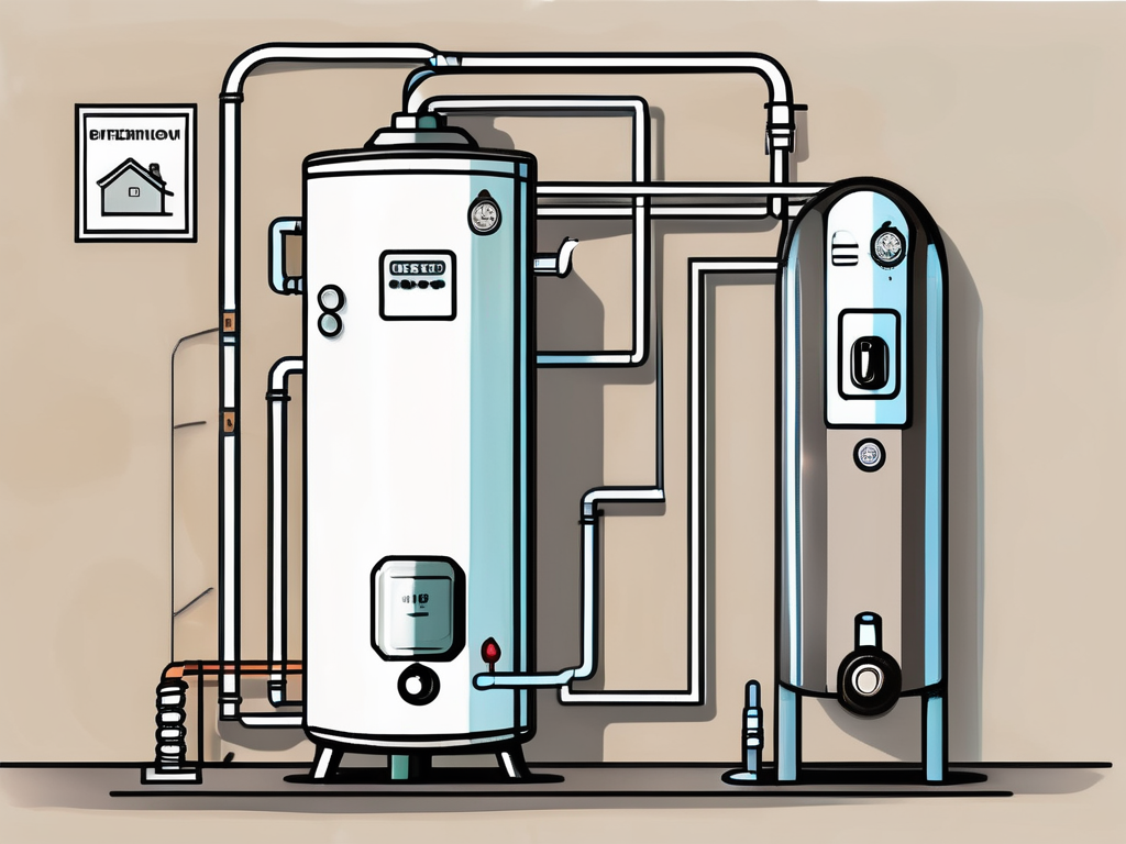 A water heater with various energy-saving features
