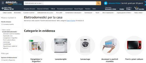 amazon elettrodomestici