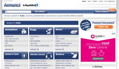 annunci gratis repubblica