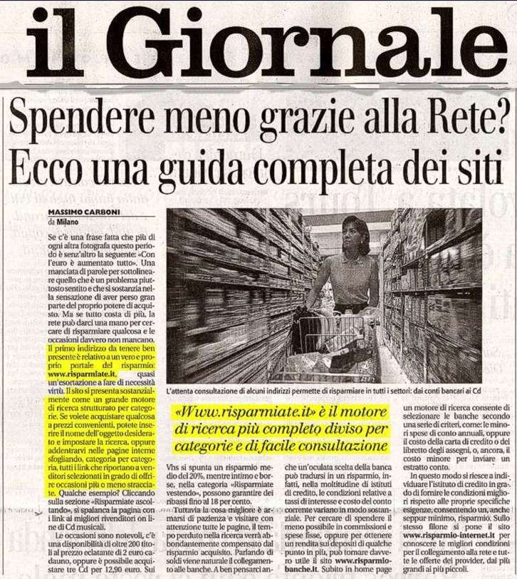 Articolo Il Giornale