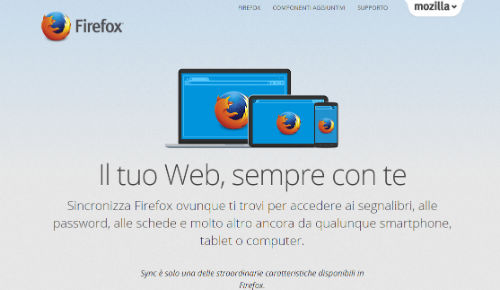 sincronizzare browser con cellulare