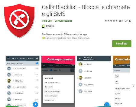 Calls Blacklist app
