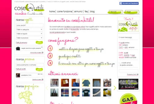 cose inutili - baratto sul web