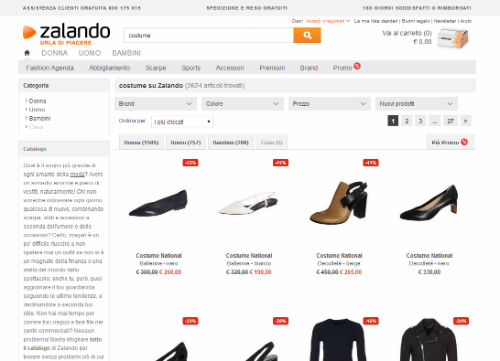 costumi zalando