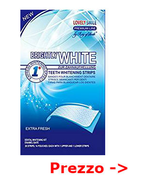 strisce per pulire i denti
