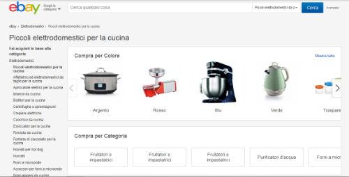 ebay elettrodomestici