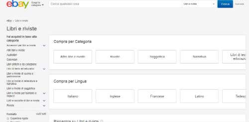 ebay vendita libri