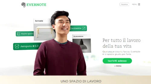 evernote - sincronizza appunti