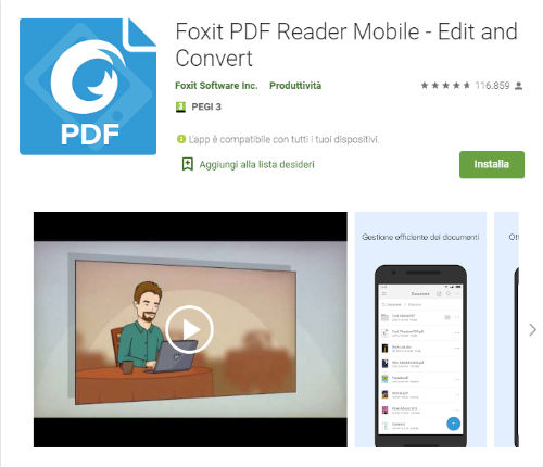 foxit pdf compilare moduli app
