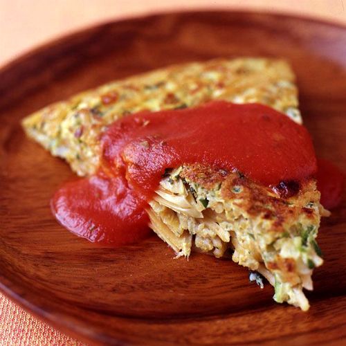 avanzi frittata di spaghetti