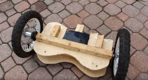 hoverboard in legno