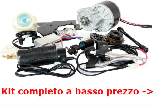 kit conversione bici elettrica