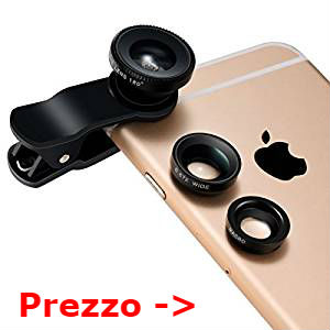 obiettivo grandangolo cellulare