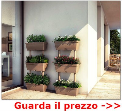 orto balcone vasi verticale