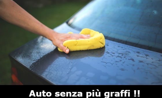 rimuovere i graffi dalla carrozzeria auto
