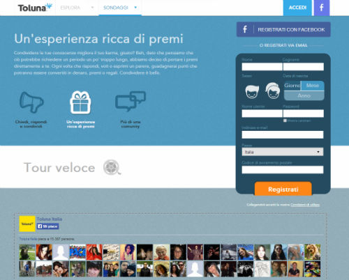 sito per sondaggi a pagamento