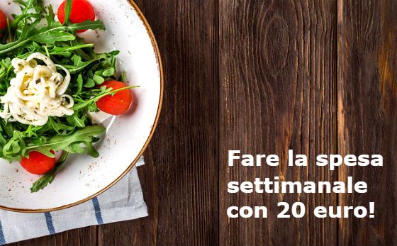 fare la spesa con 20 euro
