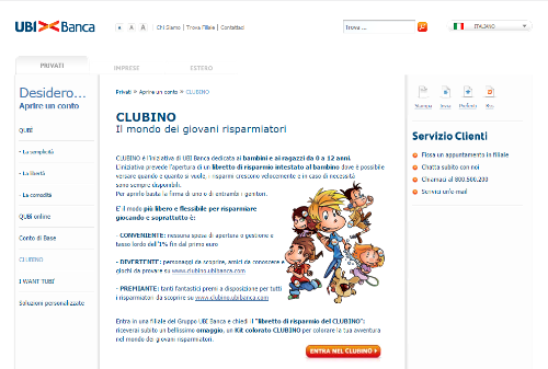 ubi banca conto giovani
