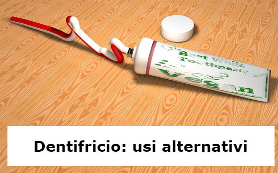 usi alternativi dentifricio