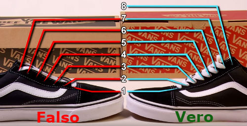 vans vere false come riconoscerle